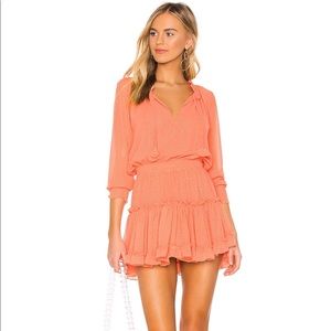 MISA Melodie Dress Coral XS NWT